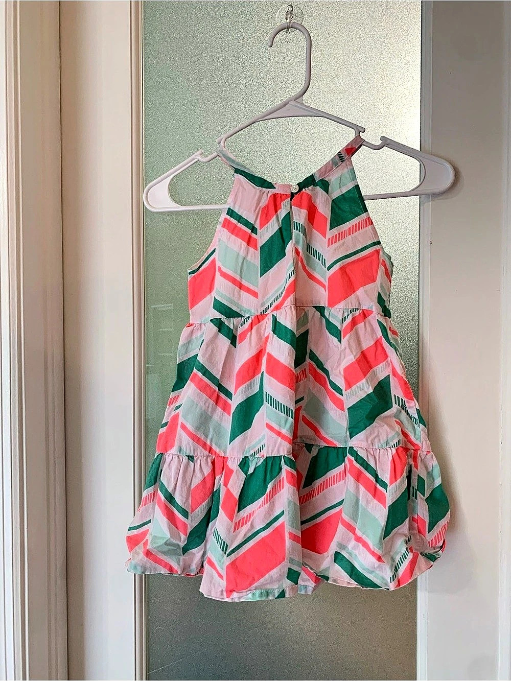 Gymboree Girls Size 6 Geometric Cotton Dress Like New